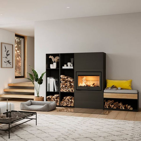 HWAM Kaminofen als Beispiel für einen Holzofen