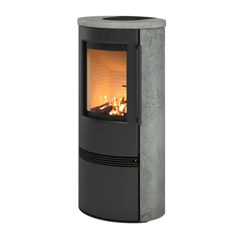 TermaTech TT21RS-CG A-FLAME, TermaStone Grey Kaminofen – Produktansicht