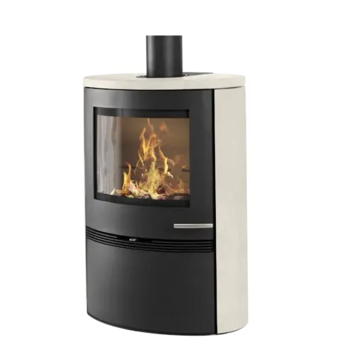 TermaTech TT22HS-WH PORTO WHITE, Sandstein Kaminofen – Produktansicht