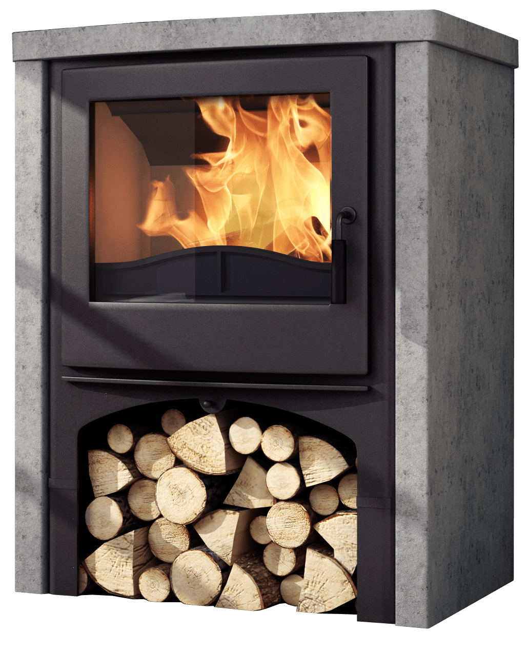 Nordic Fire Cottage Speckstein Originalproduktbild – Ofen Team