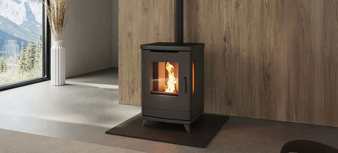 Nordic Fire Pelletofen Fenna originales Herstellerfoto bei Ofen Team