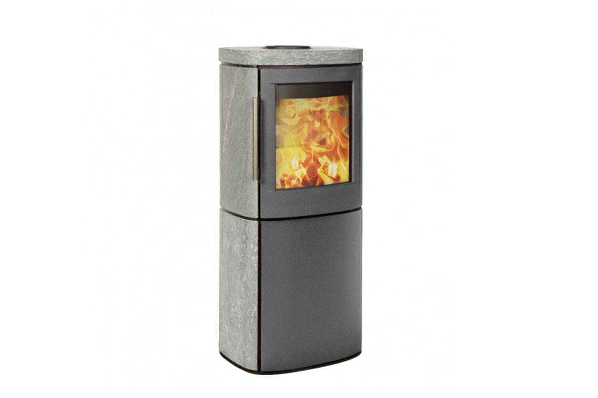 HWAM 4540c Speckstein – originalgetreue Ofenabbildung