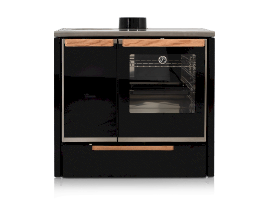 Lacunza Terra 7T Holzherd – Original-Frontansicht von Lacunza