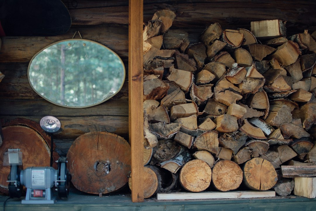 Naturbelassene Holzscheite – geeignetes Brennholz für einen dafür zugelassenen Kaminofen